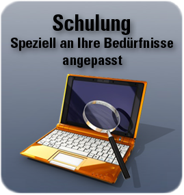 mehr erfahren... Schulung, speziell an Ihre Bedürfnisse angepasst.